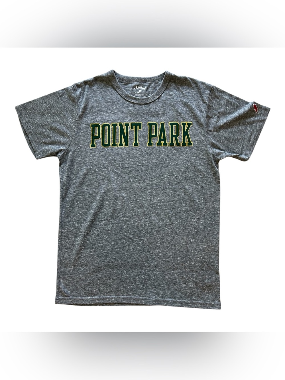LEAGUE 91 Point Park University Gray Victory Falls T-Shirt Tee Med NWT Athletic